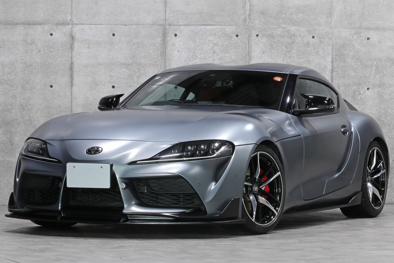 2020 Toyota SUPRA RZ Limited-edition color (Matte Storm Grey), HKS Carbon Racing Suction