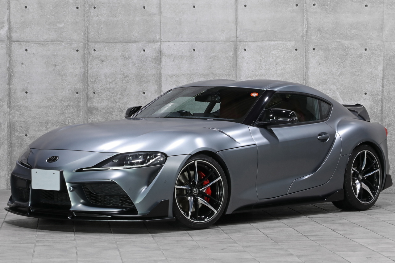 2020 Toyota SUPRA RZ Limited-edition color (Matte Storm Grey), HKS Carbon Racing Suction