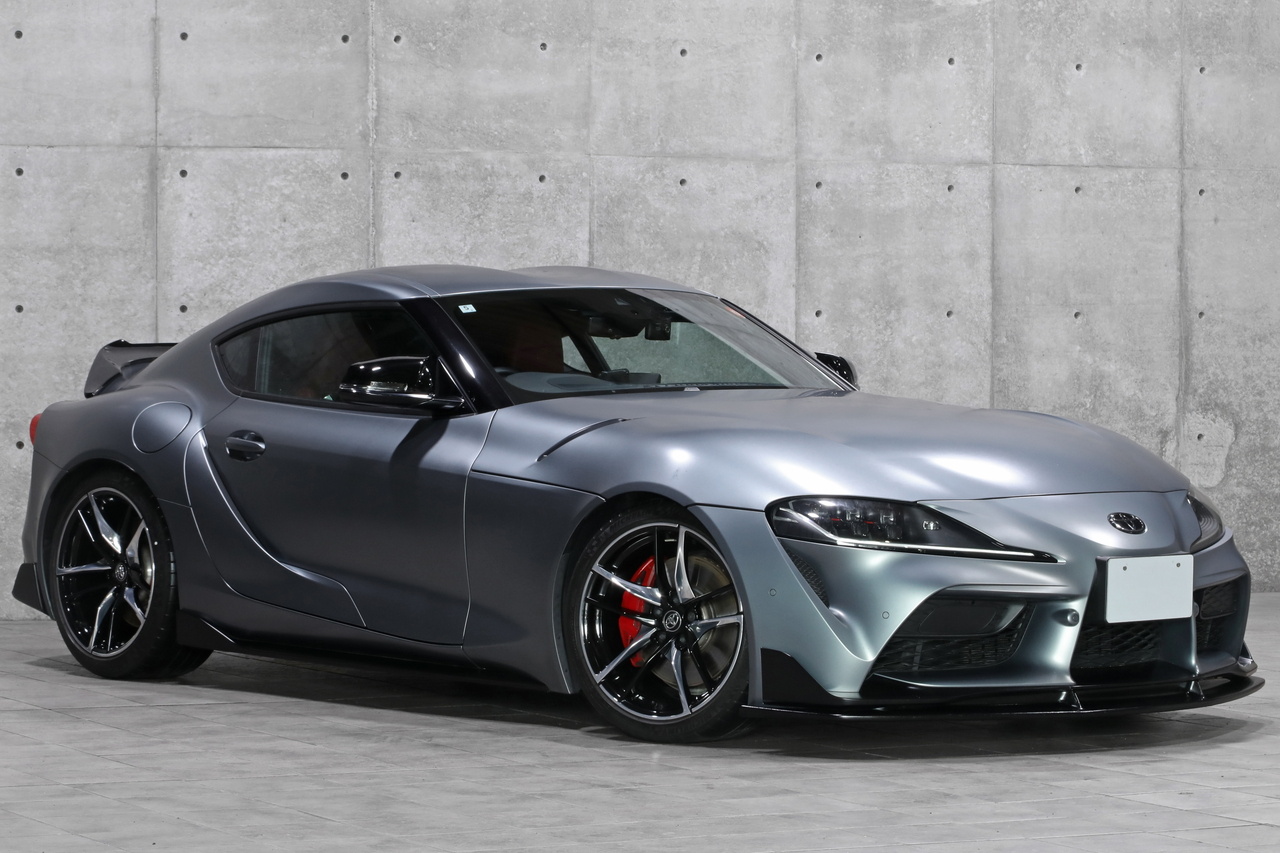 2020 Toyota SUPRA RZ Limited-edition color (Matte Storm Grey), HKS Carbon Racing Suction