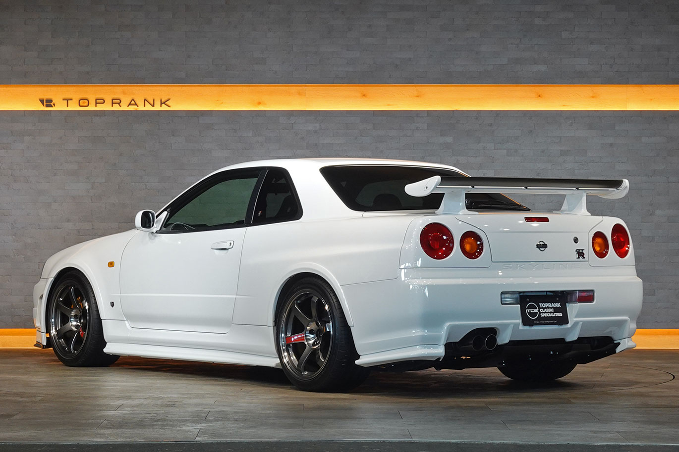 1999 Nissan SKYLINE GT-R R34 BNR34 Skyline GT-R V-SPEC, Nismo R-Tune Dry Carbon Hood, S-Tune Front Bumper, TE37SL 18In Wheels