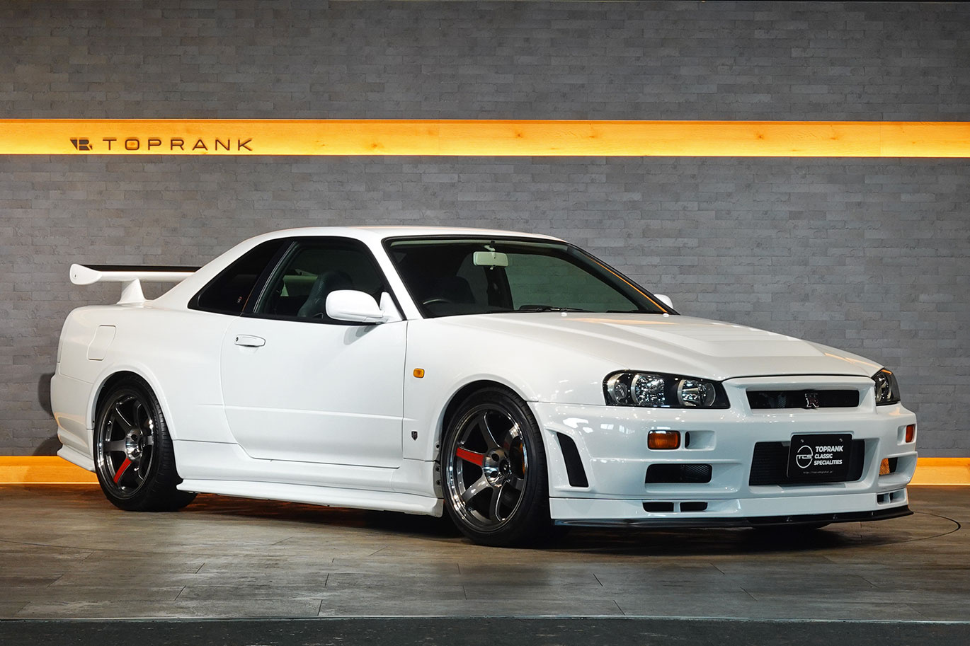 1999 Nissan SKYLINE GT-R R34 BNR34 Skyline GT-R V-SPEC, Nismo R-Tune Dry Carbon Hood, S-Tune Front Bumper, TE37SL 18In Wheels