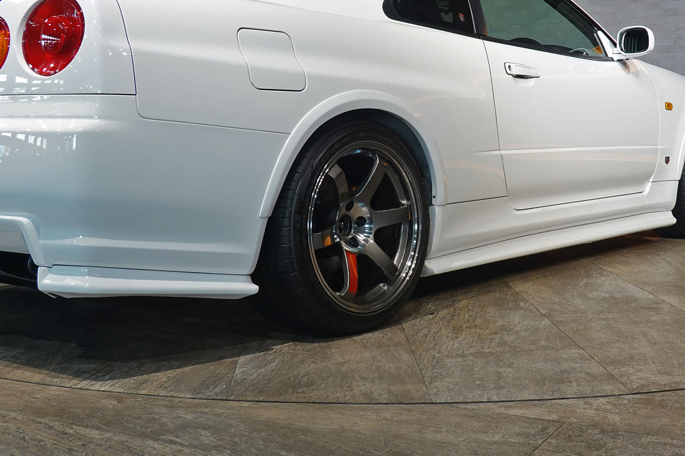 1999 Nissan SKYLINE GT-R R34 BNR34 Skyline GT-R V-SPEC, Nismo R-Tune Dry Carbon Hood, S-Tune Front Bumper, TE37SL 18In Wheels