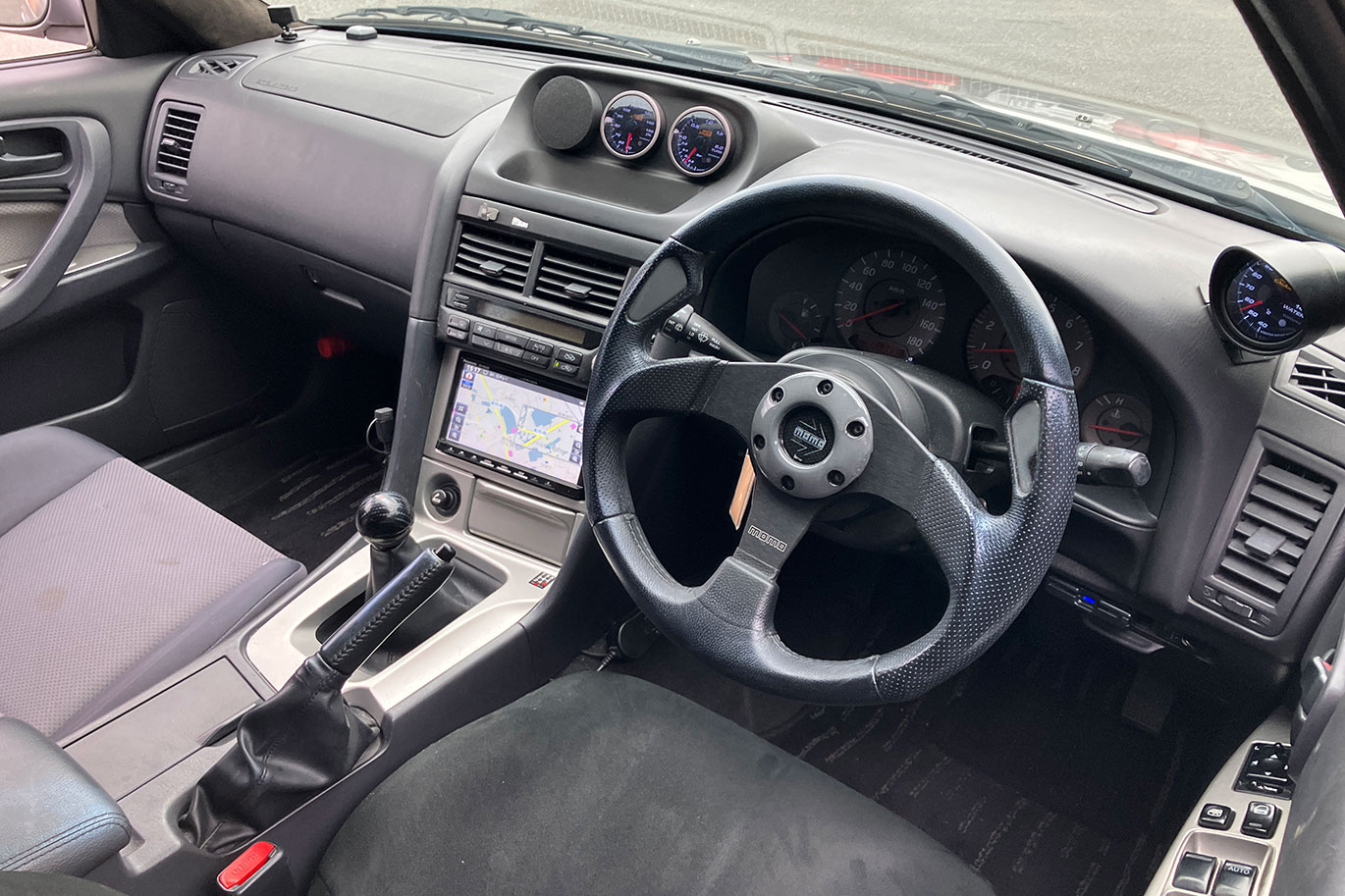 1999 Nissan SKYLINE ER34 Skyline 25GT-X TURBO, RAYS Volk Racing ZE40 18Inch Alloy Wheels, Bride EUROSTAR Seat