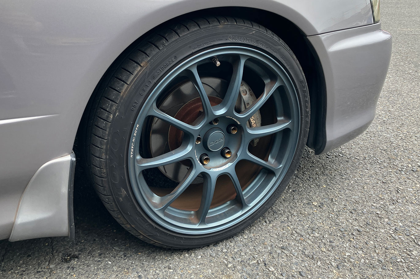 1999 Nissan SKYLINE ER34 Skyline 25GT-X TURBO, RAYS Volk Racing ZE40 18Inch Alloy Wheels, Bride EUROSTAR Seat