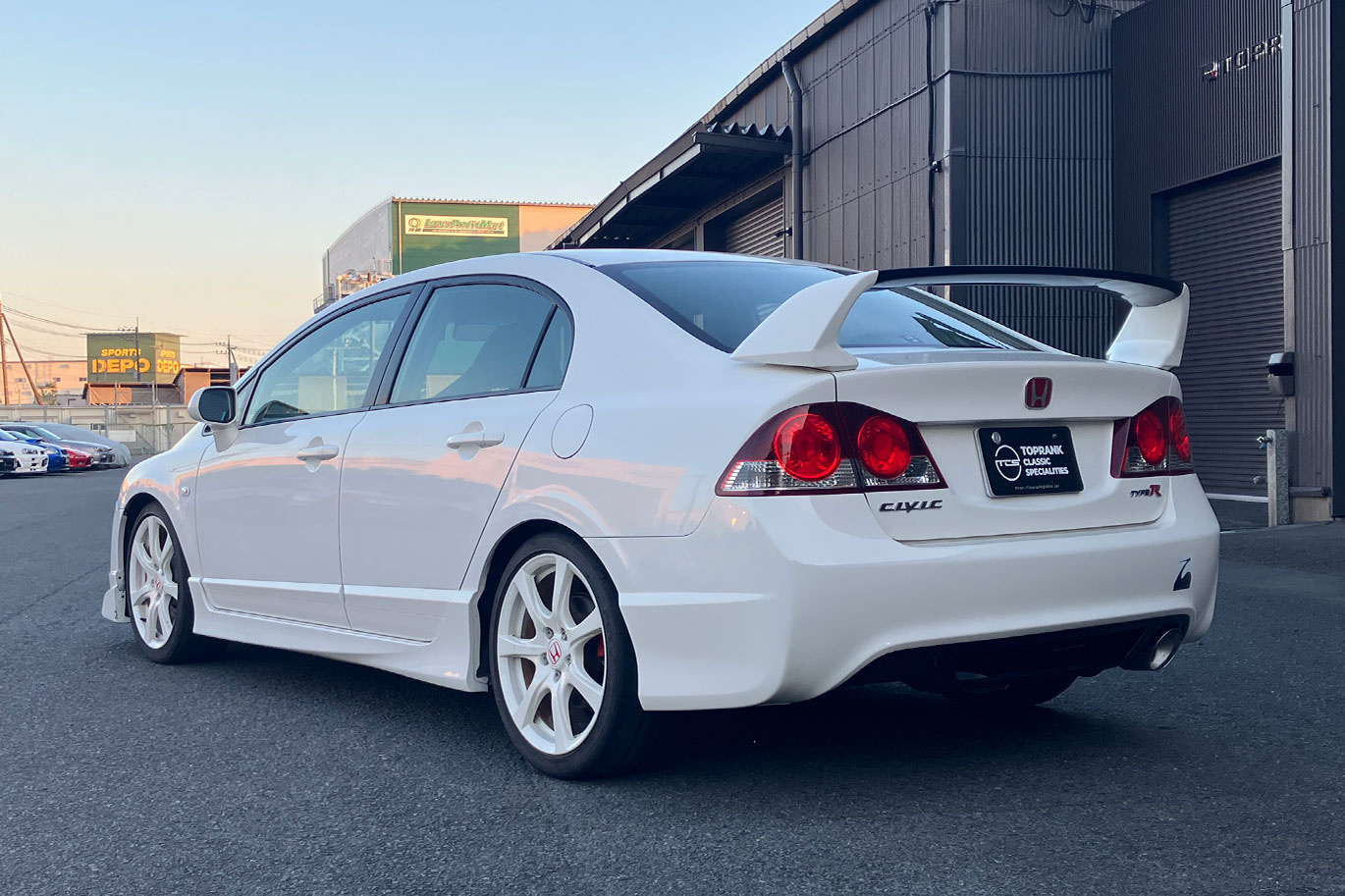 2007 Honda CIVIC FD2 CIVIC Type-R, Mugen Front Grill, Front Under Spoiler, HKS Hypermax S Height Adjustable Coilovers