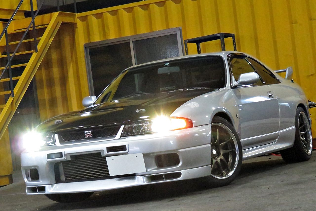 1995 Nissan SKYLINE GT-R R33 GT-R V Spec , JIC Adjustable H. coilovers, HKS piping , Fujitsubo F. pipe,  Apexi FC Commander