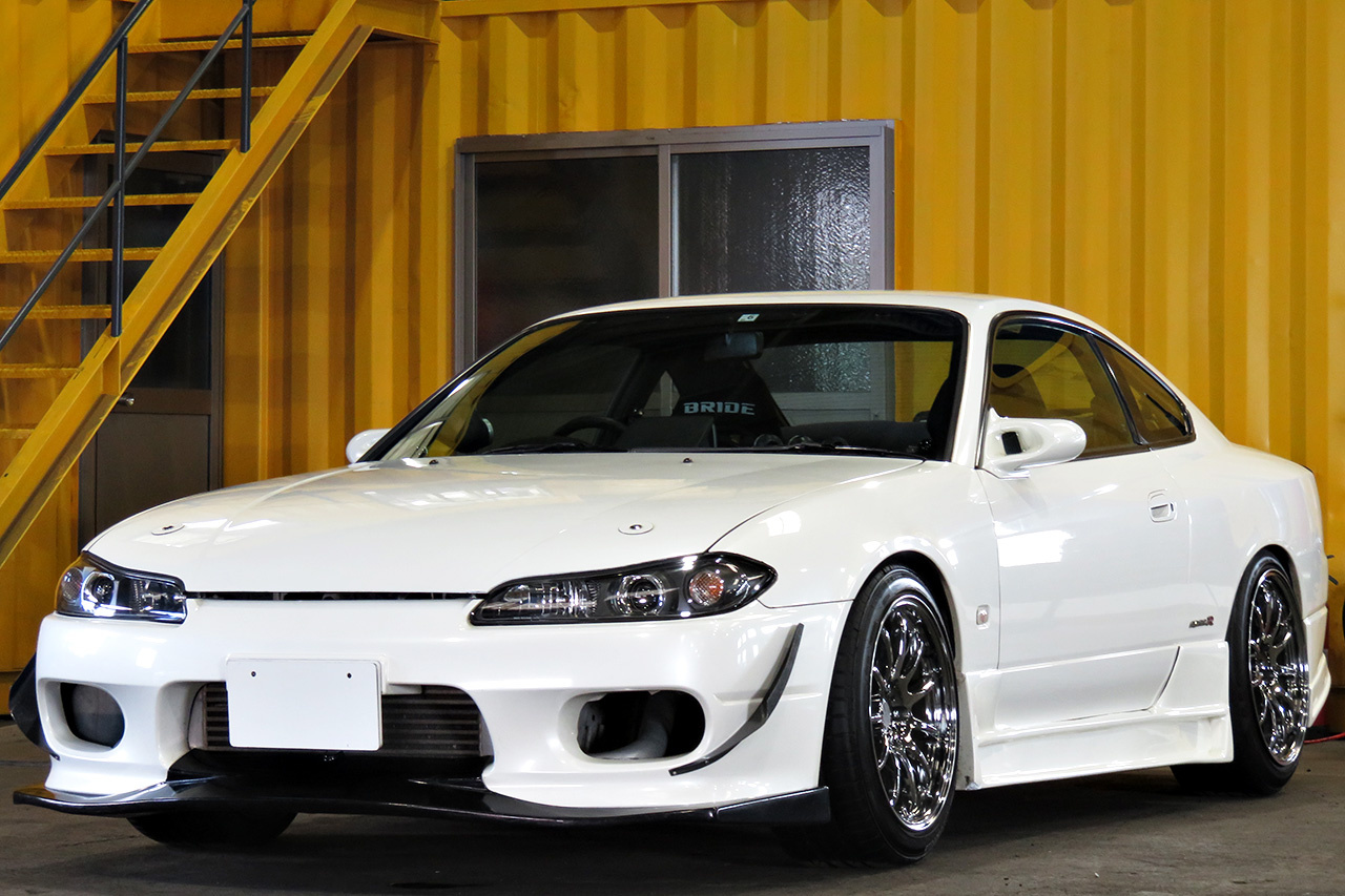 1999 Nissan SILVIA S15 Spec R HKS SS cam, Nismo LSD, Work wheels, Tein coilovers, Tomei Stage 1, Trust intercooler