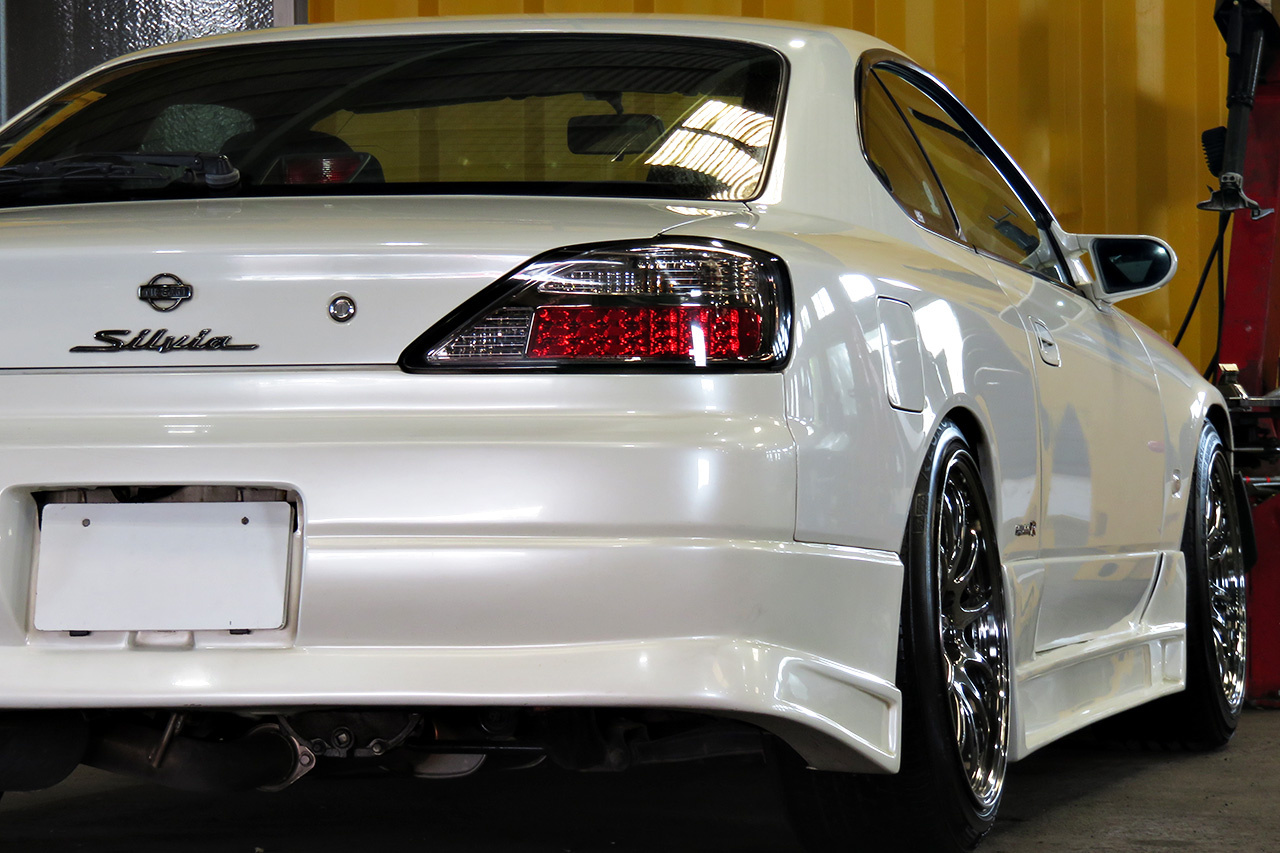 1999 Nissan SILVIA S15 Spec R HKS SS cam, Nismo LSD, Work wheels, Tein coilovers, Tomei Stage 1, Trust intercooler