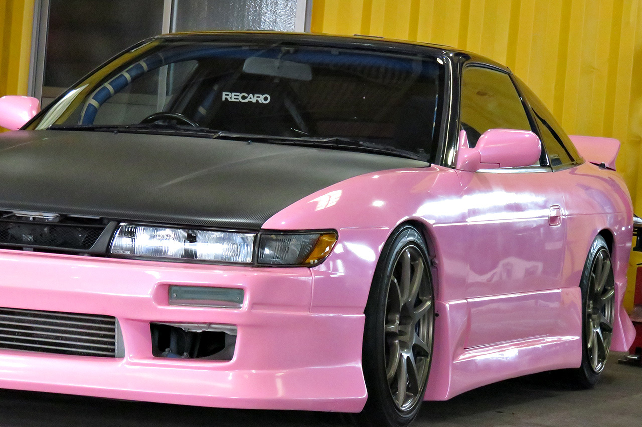 1992 Nissan 180SX  Weds sport wheels, HKS GTSS Turbine, Tomei manifold,  HKS EVC, GReddy Boost meter, HKS F-CON V Pro