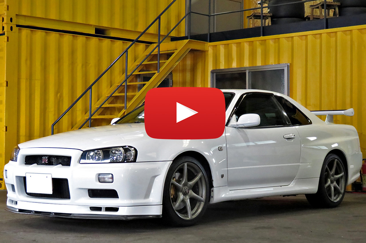 2000 Nissan SKYLINE GT-R 99 Model R34 GT-R Apexi Power FC, FGK muffler, Nismo Pillar Garnish 