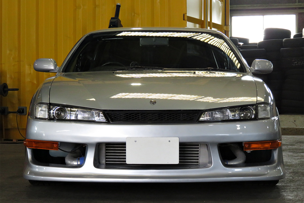 1997 Nissan SILVIA S14 K's, full aero, TRUST muffler, ENKEI PF01 Wheels, D-Max Spec D1 Height Adjustable coilovers