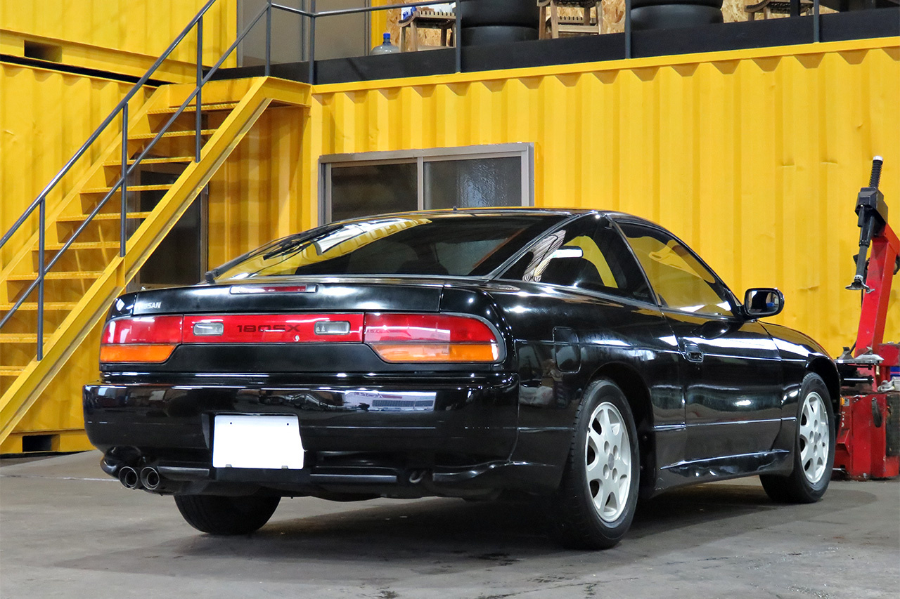 1995 Nissan 180SX type R/X, APEX tower bar, HKS Air cleaner, TEIN height adjustable coilovers, NISMO shift knob