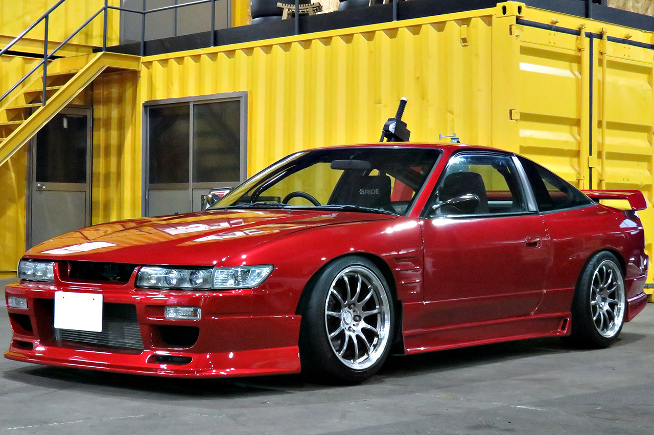 1993 Nissan 180SX Sileighty, G Corporation Wide Body Kit, Bride Full Bucket Driver Seat, HKS Intercooler, Work Emotion