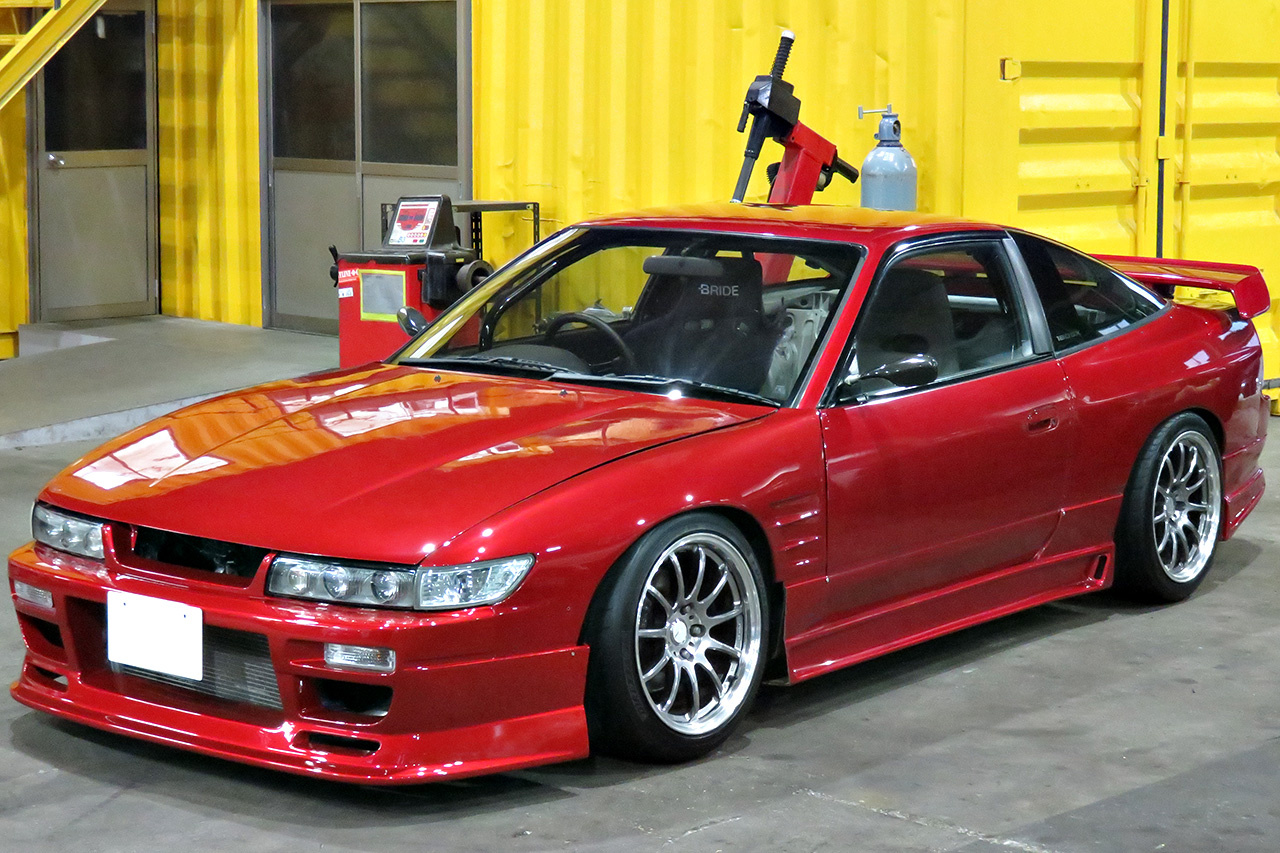 1993 Nissan 180SX Sileighty, G Corporation Wide Body Kit, Bride Full Bucket Driver Seat, HKS Intercooler, Work Emotion