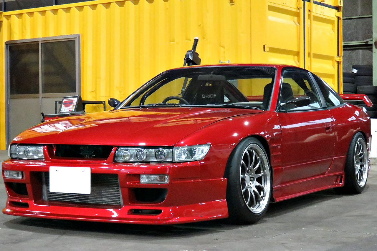 1993 Nissan 180SX Sileighty, G Corporation Wide Body Kit, Bride Full Bucket Driver Seat, HKS Intercooler, Work Emotion