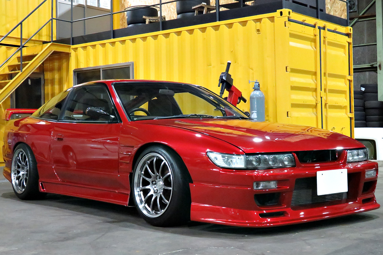 1993 Nissan 180SX Sileighty, G Corporation Wide Body Kit, Bride Full Bucket Driver Seat, HKS Intercooler, Work Emotion