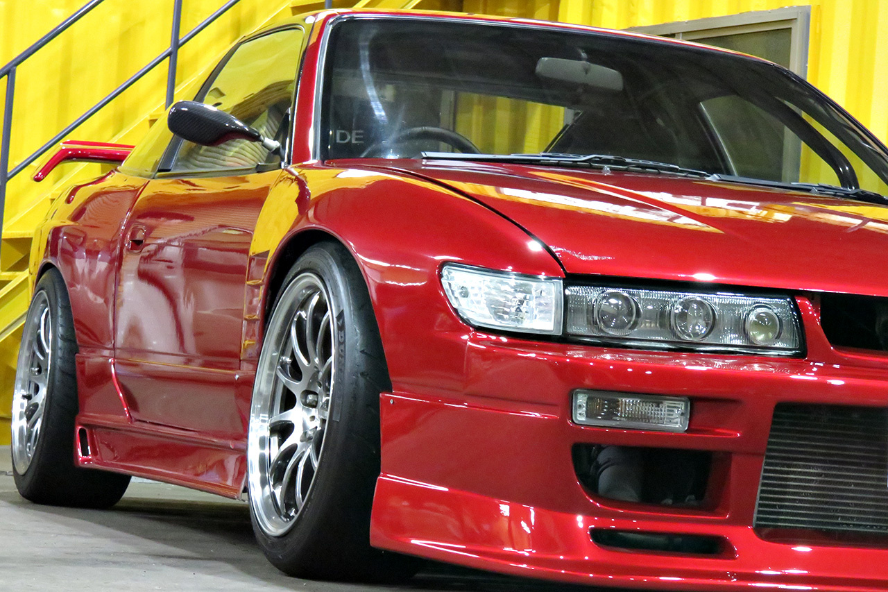 1993 Nissan 180SX Sileighty, G Corporation Wide Body Kit, Bride Full Bucket Driver Seat, HKS Intercooler, Work Emotion