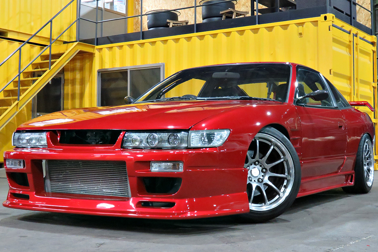 1993 Nissan 180SX Sileighty, G Corporation Wide Body Kit, Bride Full Bucket Driver Seat, HKS Intercooler, Work Emotion