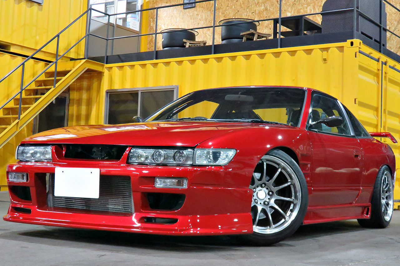 1993 Nissan 180SX Sileighty, G Corporation Wide Body Kit, Bride Full Bucket Driver Seat, HKS Intercooler, Work Emotion