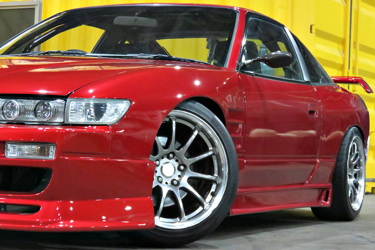 1993 Nissan 180SX Sileighty, G Corporation Wide Body Kit, Bride Full Bucket Driver Seat, HKS Intercooler, Work Emotion