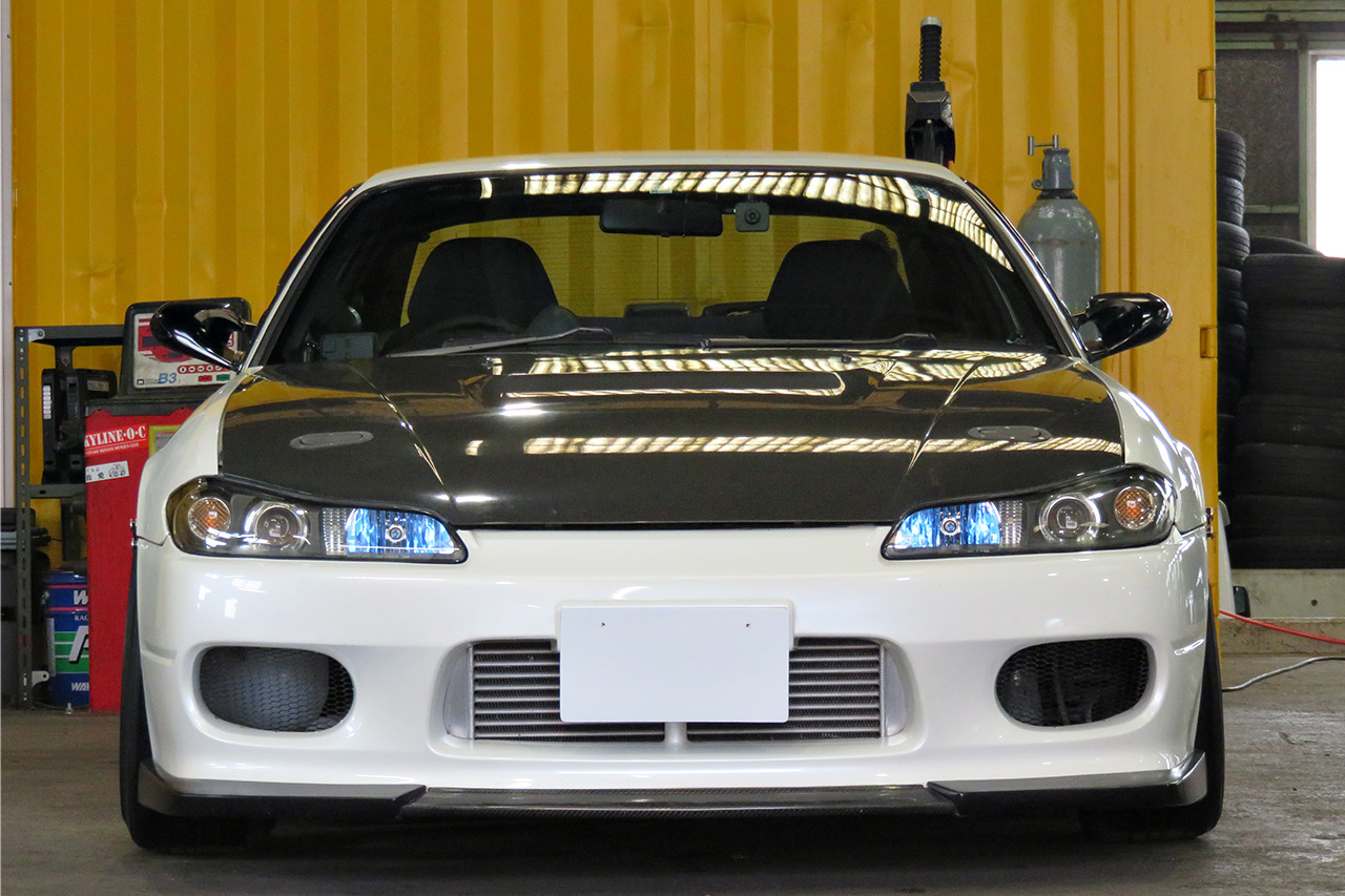 2001 Nissan SILVIA S15 SPEC R, P1 Racing Wheels, ETS radiator, Blitz Adjustable coilovers, GReddy Profec, YMS ECU