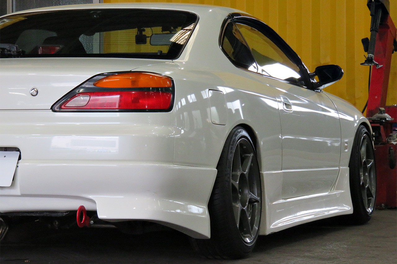 2001 Nissan SILVIA S15 SPEC R, P1 Racing Wheels, ETS radiator, Blitz Adjustable coilovers, GReddy Profec, YMS ECU