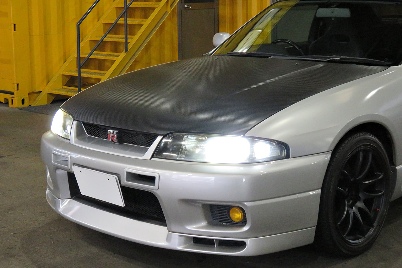 1996 Nissan SKYLINE GT-R R33 GT-R,  95 Model, WORK Emotion wheels, TEIN Adjustable coilovers, MOMO Steering wheel