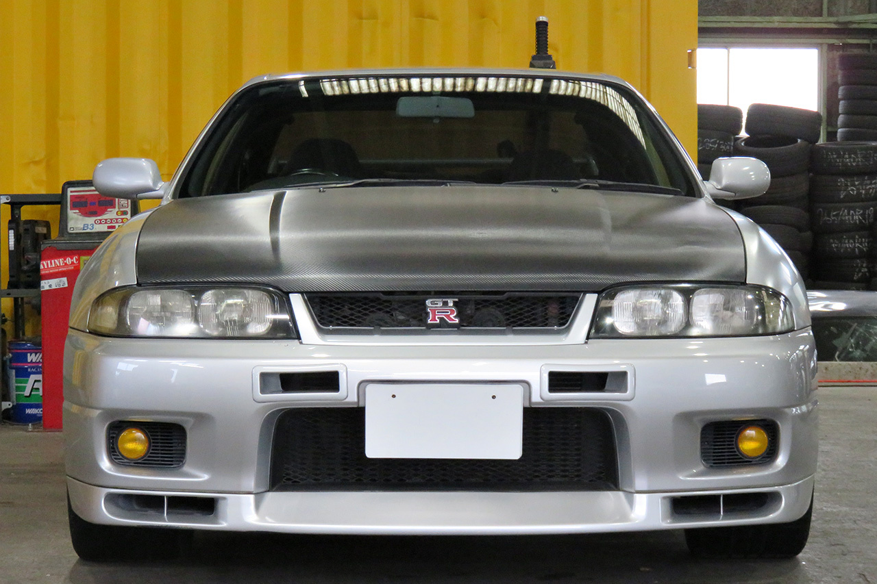 1996 Nissan SKYLINE GT-R R33 GT-R,  95 Model, WORK Emotion wheels, TEIN Adjustable coilovers, MOMO Steering wheel