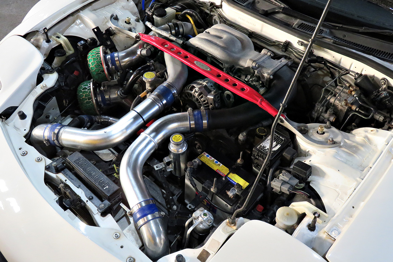 1995 Mazda RX-7 Type RS, HKS Suction Pipe, HKS Air Cleaner, PanSpeed Aero, GT Wing, Nardi Steering Wheel, 