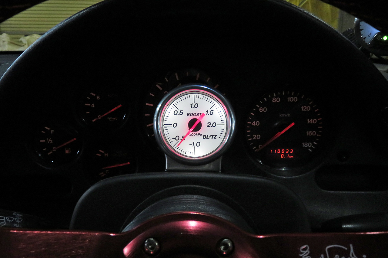 1995 Mazda RX-7 Type RS, HKS Suction Pipe, HKS Air Cleaner, PanSpeed Aero, GT Wing, Nardi Steering Wheel, 