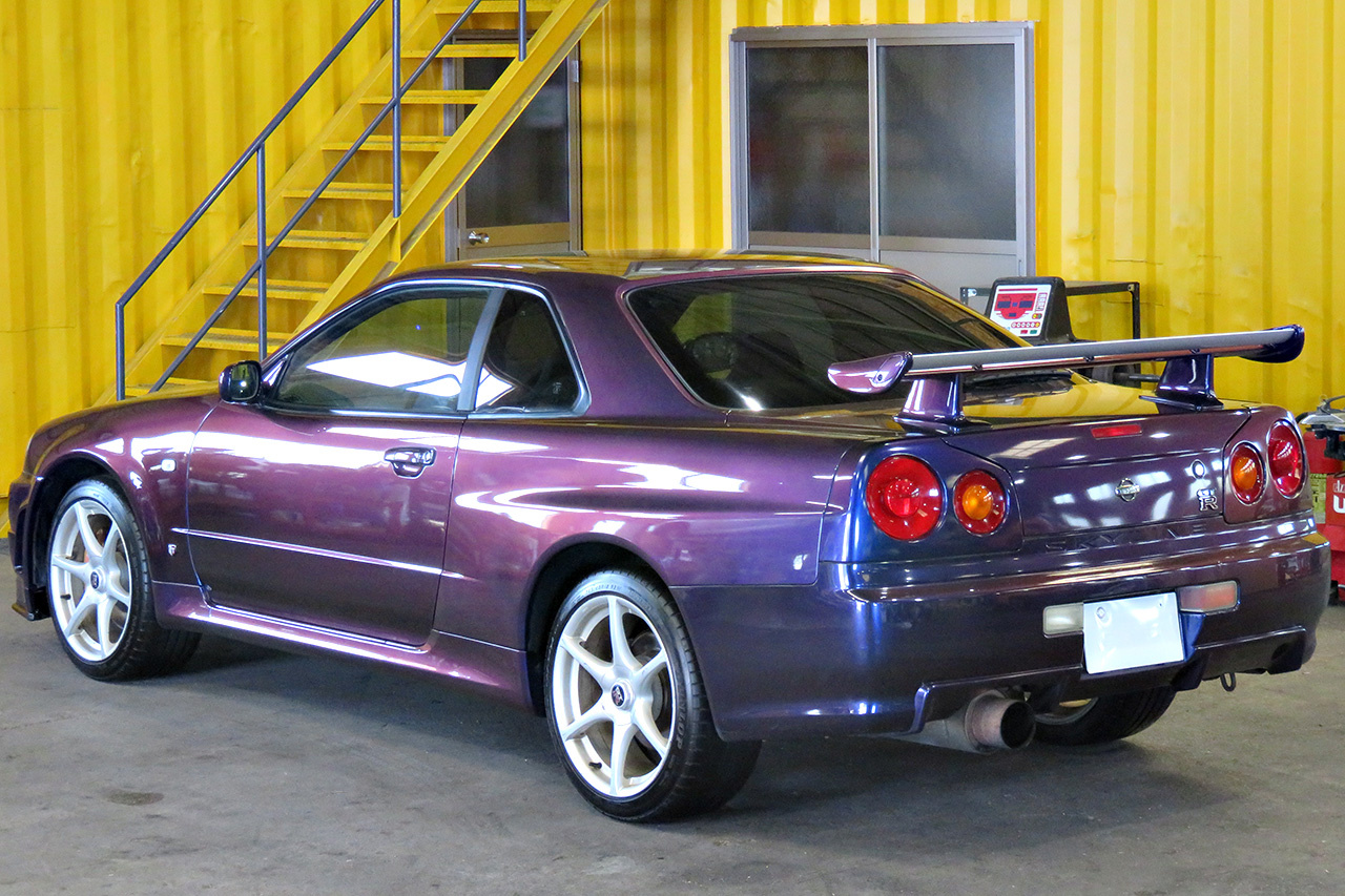 Nissan Skyline GT-R R34 Purple | Poster