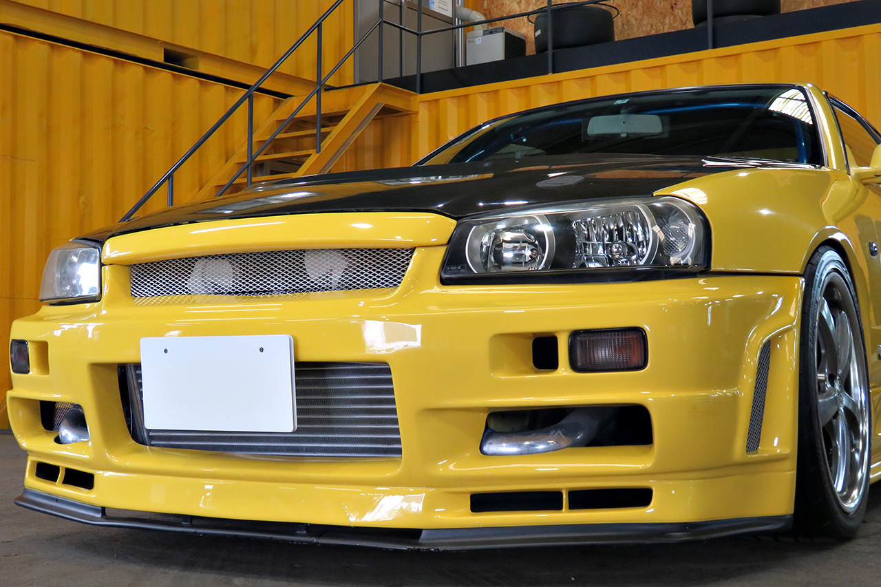 1999 Nissan SKYLINE COUPE 25GT TURBO, HKS Muffler, Apexi Power FC, HPI Radiator, HPI Intercooler, Aftermarket Full Body Kit