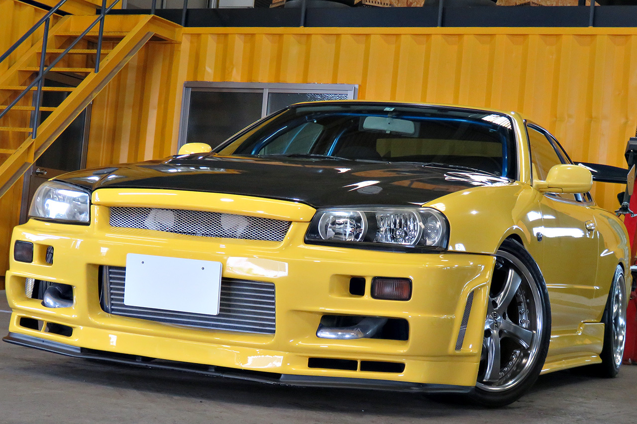 1999 Nissan SKYLINE COUPE 25GT TURBO, HKS Muffler, Apexi Power FC, HPI Radiator, HPI Intercooler, Aftermarket Full Body Kit