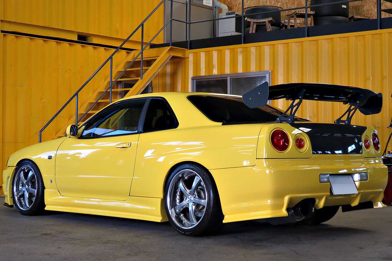 1999 Nissan SKYLINE COUPE 25GT TURBO, HKS Muffler, Apexi Power FC, HPI Radiator, HPI Intercooler, Aftermarket Full Body Kit