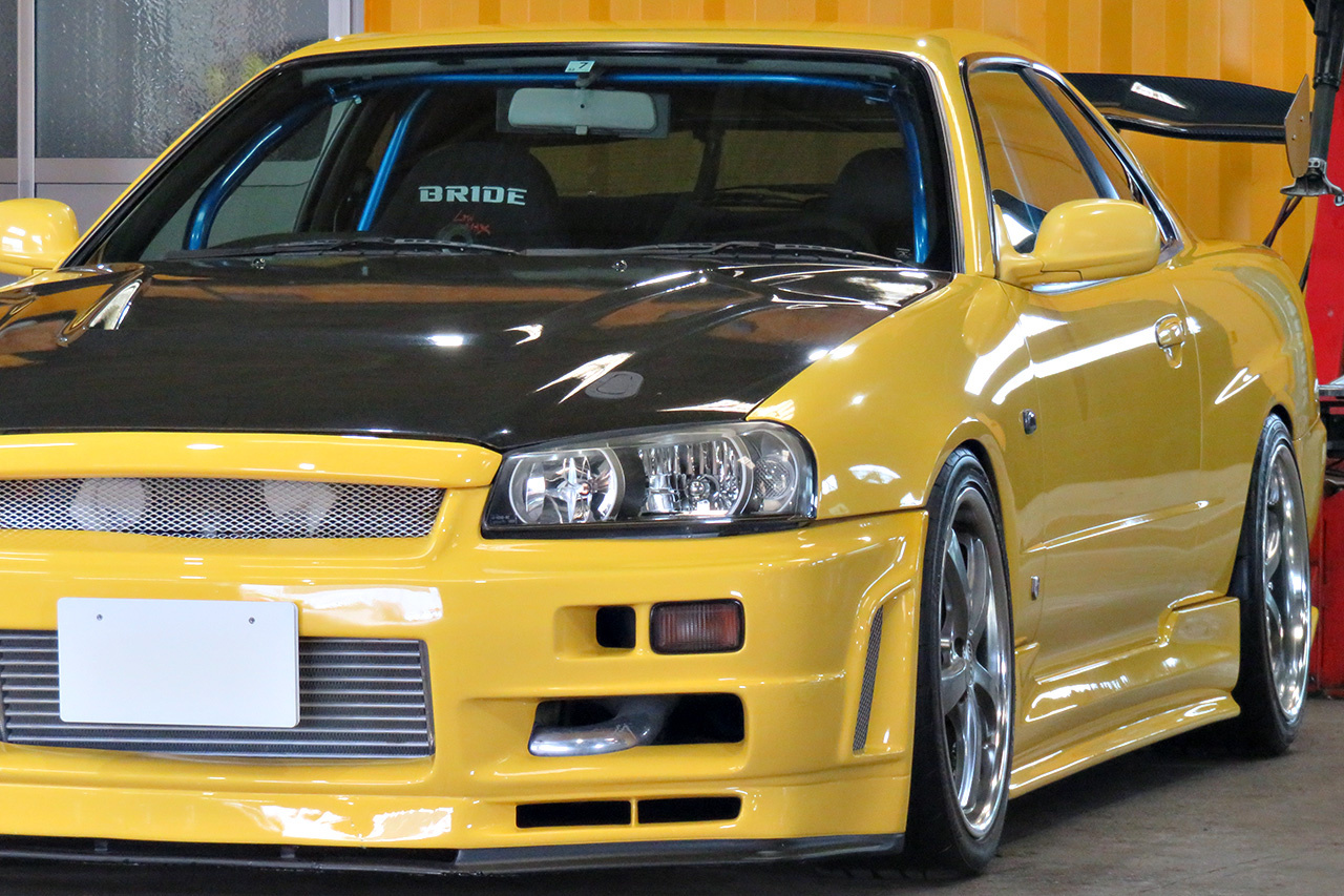 1999 Nissan SKYLINE COUPE 25GT TURBO, HKS Muffler, Apexi Power FC, HPI Radiator, HPI Intercooler, Aftermarket Full Body Kit