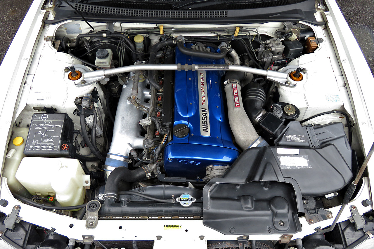 1995 Nissan SKYLINE GT-R R33 GT-R, HKS Super Drager Exhaust, WedsSport 18 inch Alloy Wheels