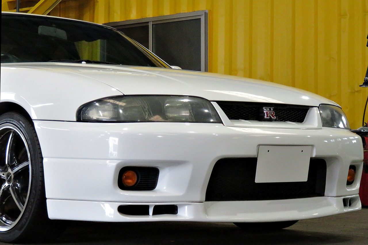 1995 Nissan SKYLINE GT-R R33 GT-R, HKS Super Drager Exhaust, WedsSport 18 inch Alloy Wheels