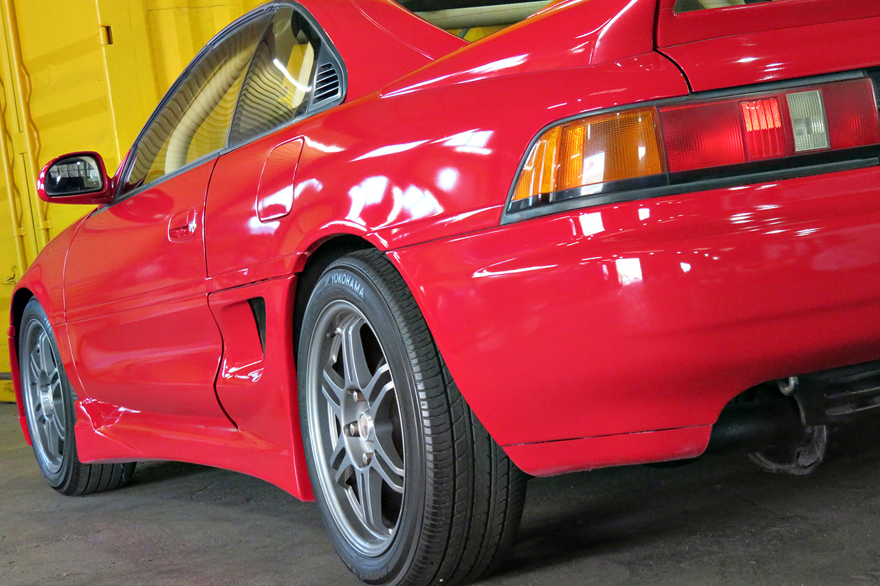 1990 Toyota MR2 GT TURBO, T-Bar Roof, Sparco Racing 16 Inch Alloy Wheels, Blitz Muffler