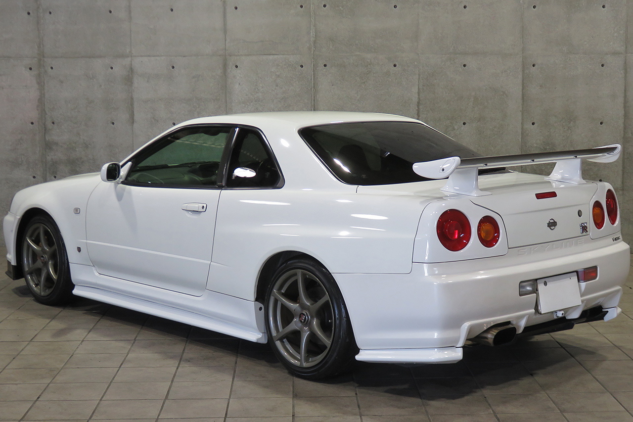 1999 Nissan SKYLINE GT-R R34 GT-R V-Spec, Nismo Weldina Exhaust, Nismo Side Skirts, Nismo Rear Under Spoiler