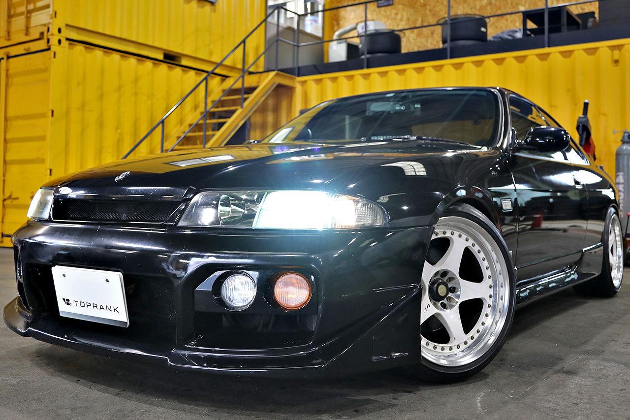 1996 Nissan SKYLINE COUPE R33 GTS25 Type M, Rays Nismo LMGT1 18 inch Wheels, 5Zigen Exhaust, Sun Roof