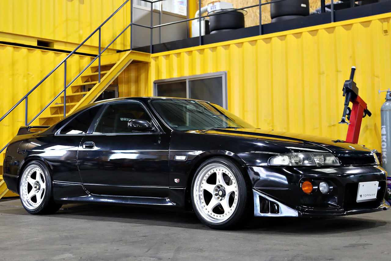 1996 Nissan SKYLINE COUPE R33 GTS25 Type M, Rays Nismo LMGT1 18 inch Wheels, 5Zigen Exhaust, Sun Roof