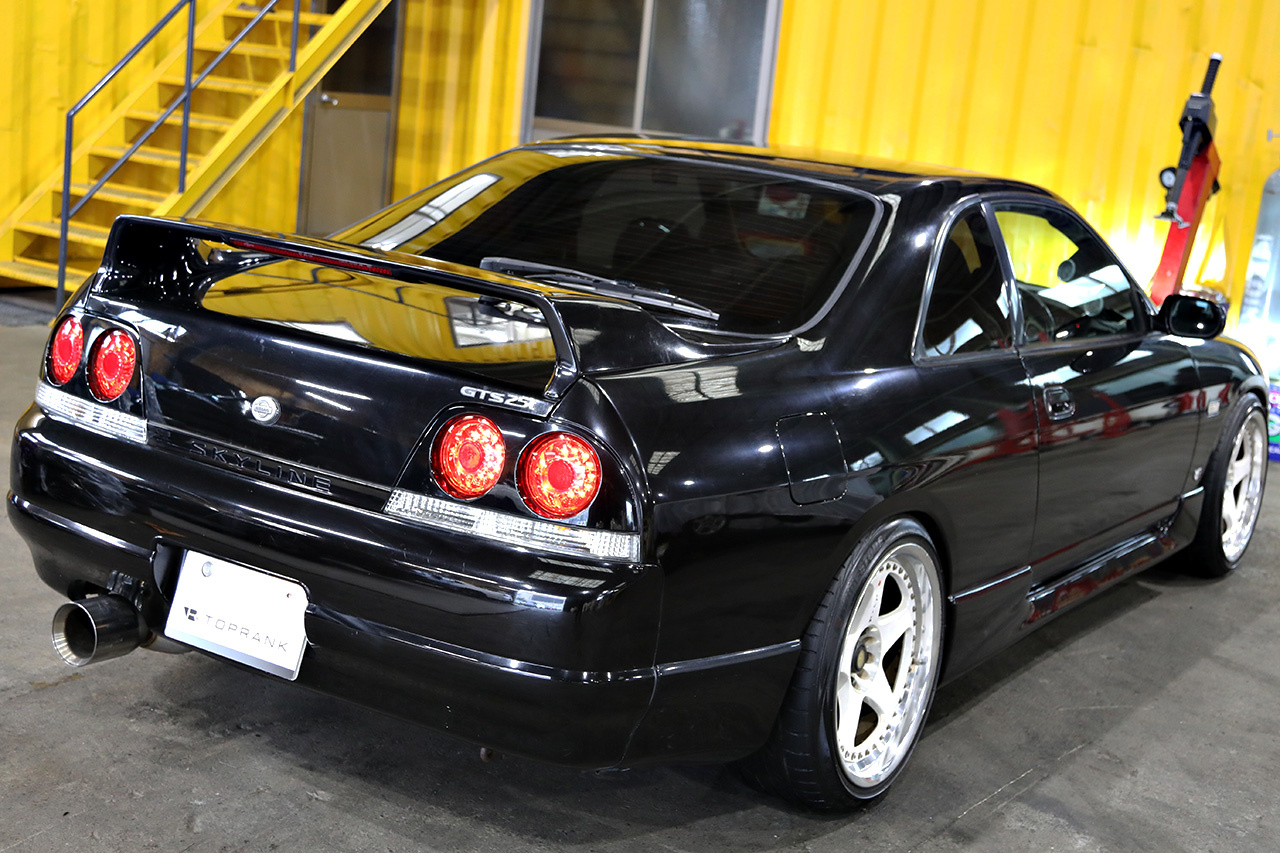 1996 Nissan SKYLINE COUPE R33 GTS25 Type M, Rays Nismo LMGT1 18 inch Wheels, 5Zigen Exhaust, Sun Roof