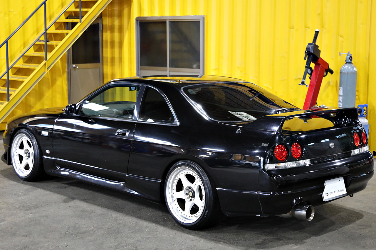 1996 Nissan SKYLINE COUPE R33 GTS25 Type M, Rays Nismo LMGT1 18 inch Wheels, 5Zigen Exhaust, Sun Roof