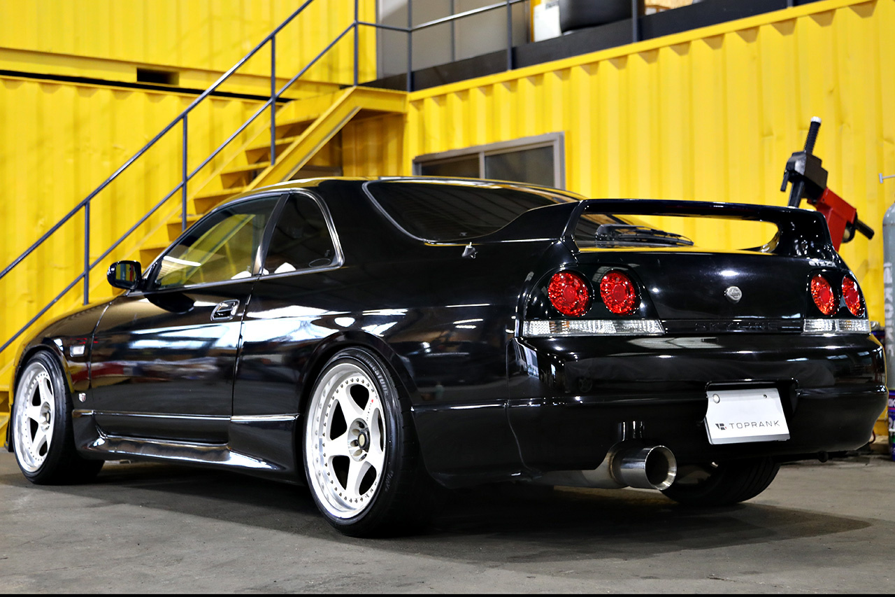 1996 Nissan SKYLINE COUPE R33 GTS25 Type M, Rays Nismo LMGT1 18 inch Wheels, 5Zigen Exhaust, Sun Roof