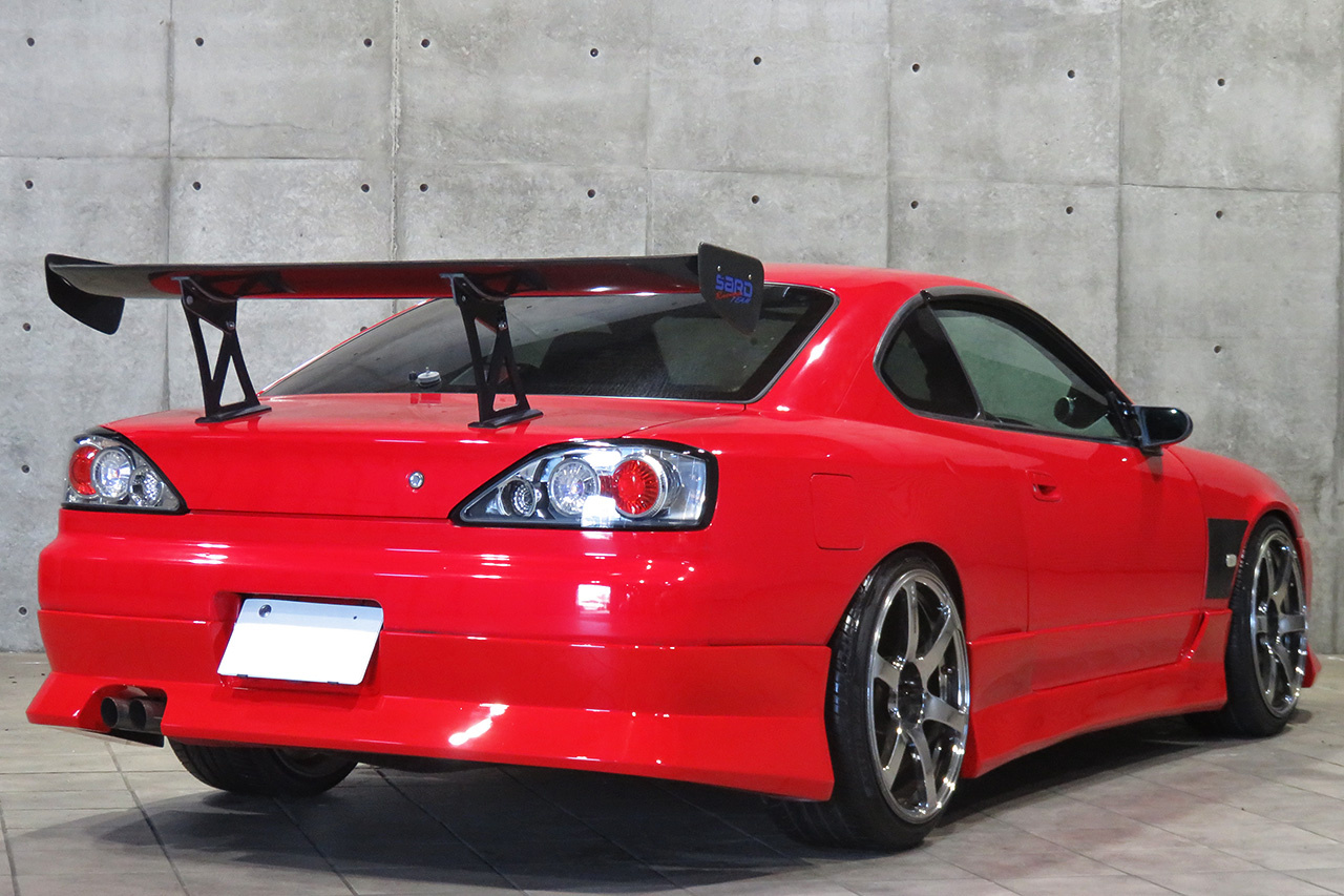 2000 Nissan SILVIA S15 SPEC R D-MAX Exhaust Manifold, AVS Model T6 19 inch Wheels TEIN Height Adjustable Coilovers