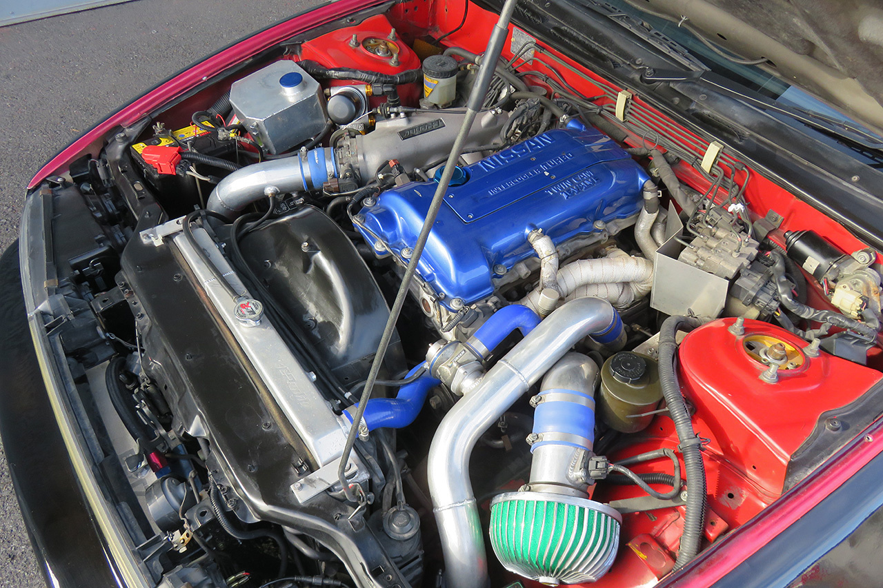 1996 Nissan 180SX SIL80 TRUST GReddy Intake,D-Max Front FendersTRUST GReddy T518Z Turbine, Ganador Super Mirror