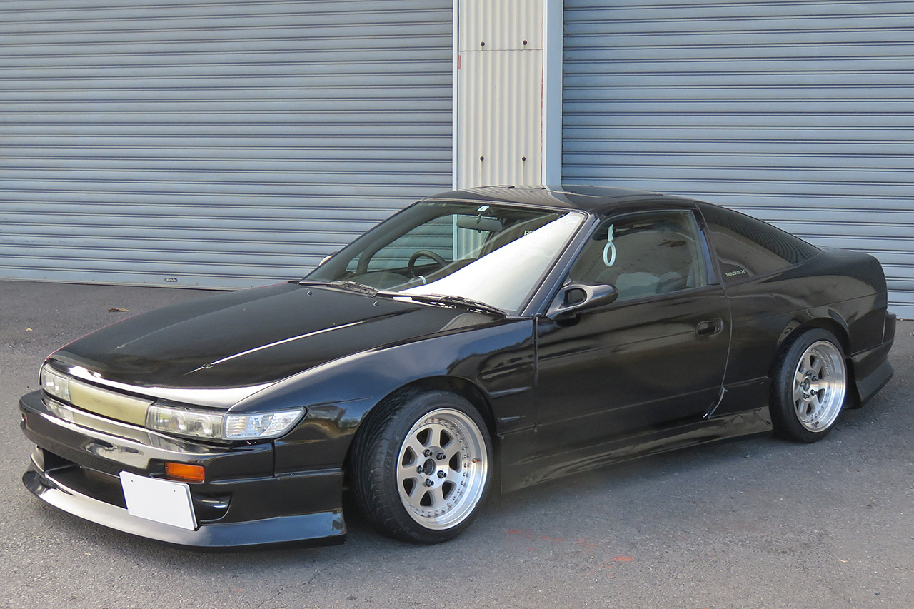 1996 Nissan 180SX SIL80 TRUST GReddy Intake,D-Max Front FendersTRUST GReddy T518Z Turbine, Ganador Super Mirror