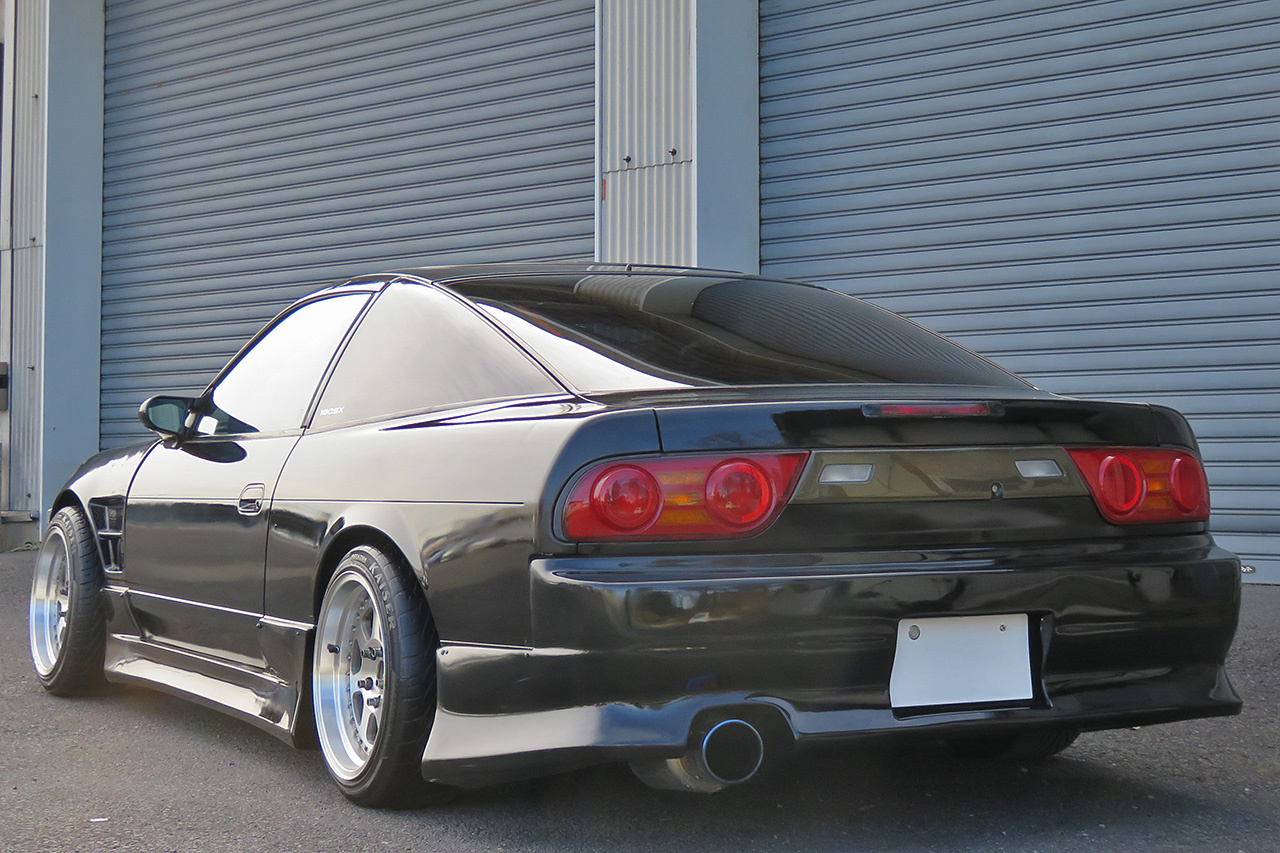 1996 Nissan 180SX SIL80 TRUST GReddy Intake,D-Max Front FendersTRUST GReddy T518Z Turbine, Ganador Super Mirror