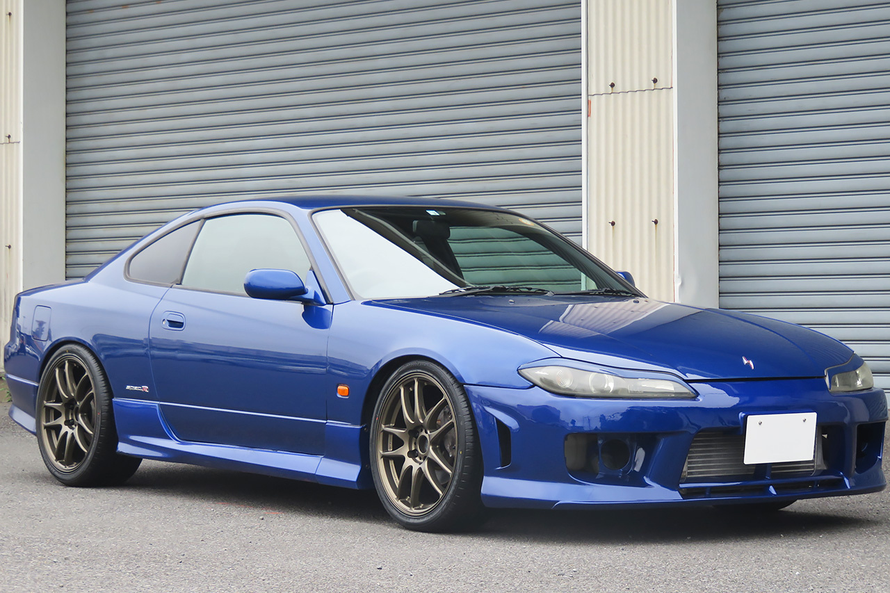 2002 Nissan SILVIA S15 SPEC R, WORK EMOTION 18 Inch Wheels, HPI Intercooler, CUSCO Height Adjustable Coilovers