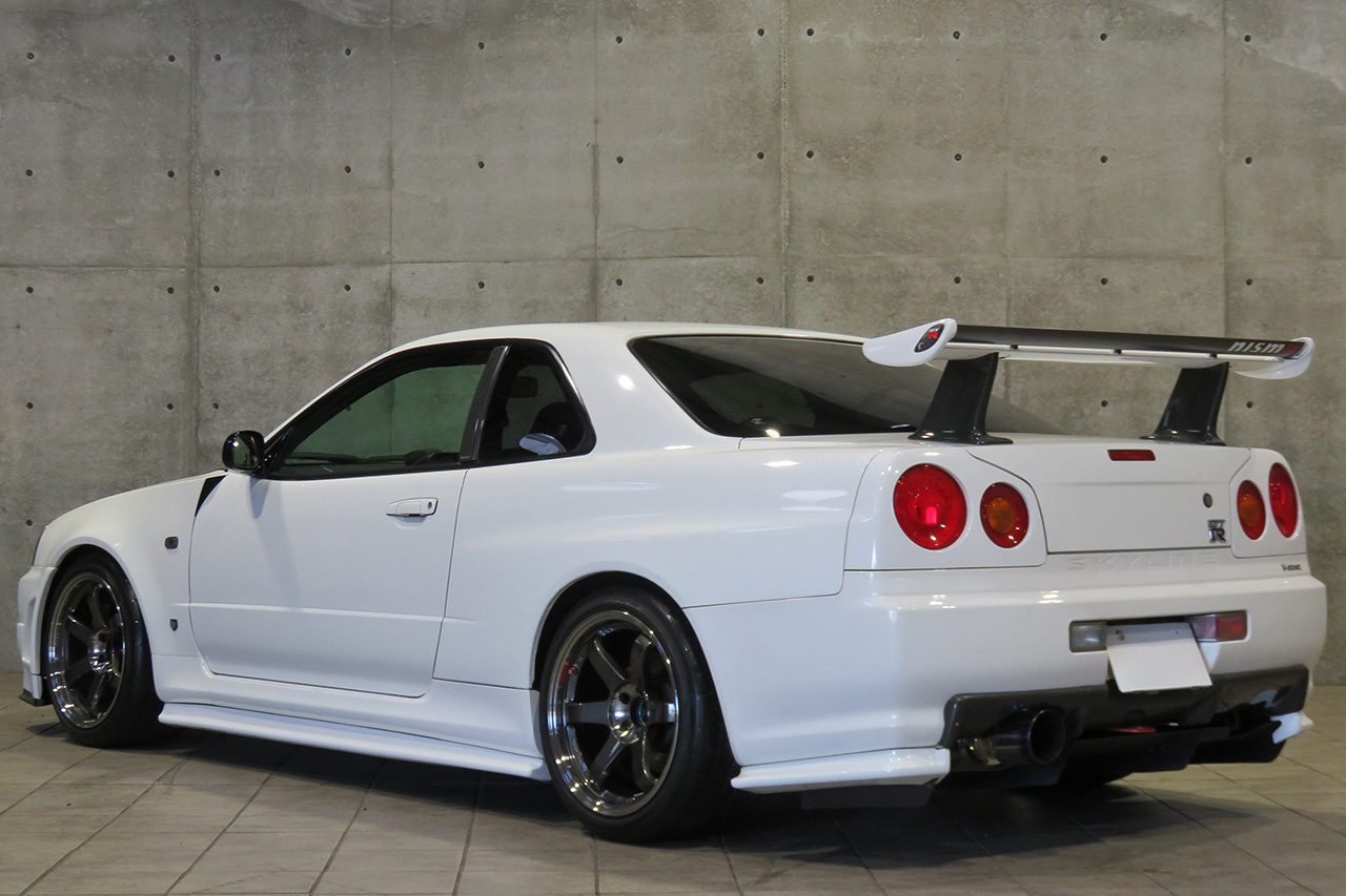 1999 Nissan SKYLINE GT-R N1 ENGINE BLOCK R34 GTR V SPEC, Nismo Z-Tune Look, Rays Volk Racing TE37SL